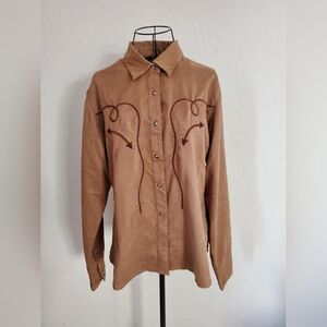 Panhandle Slim Tan Western Blouse